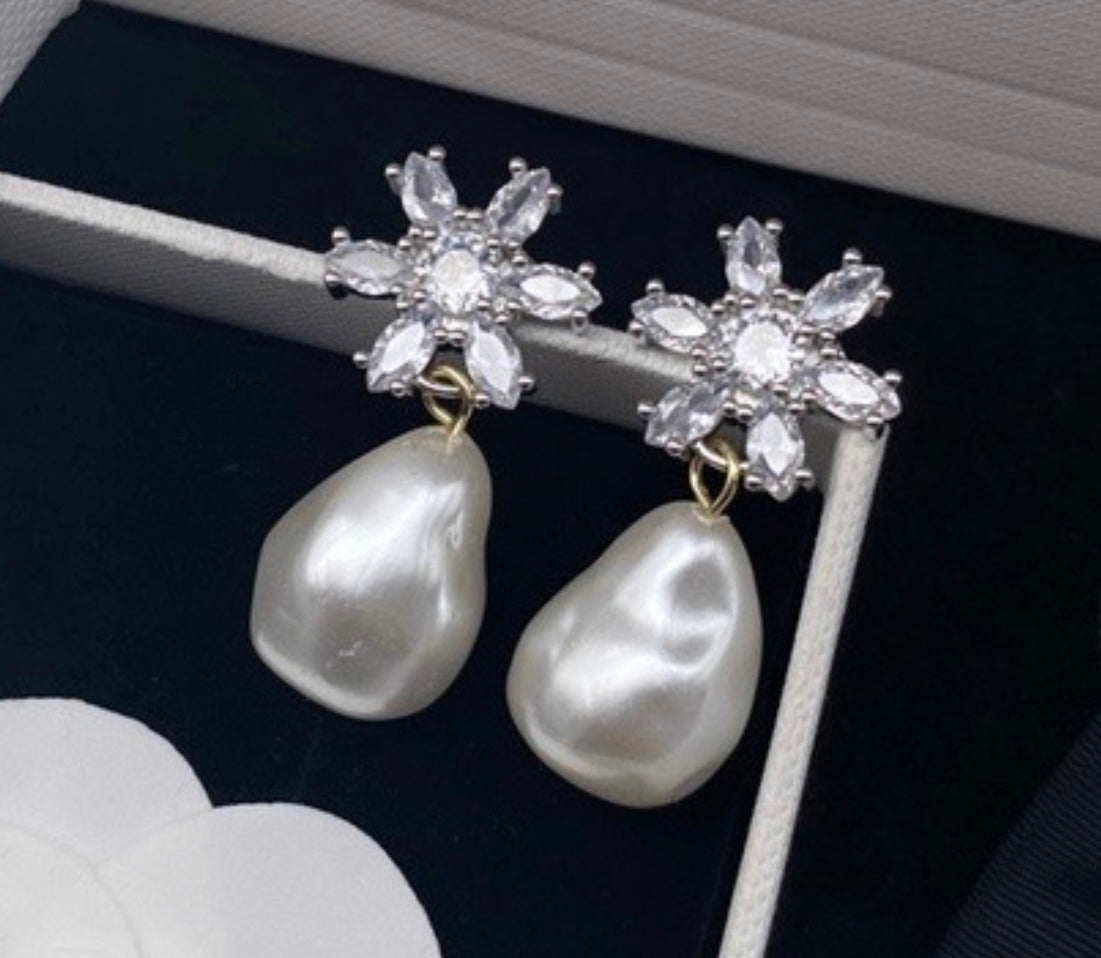 Boucles d’oreilles fleur